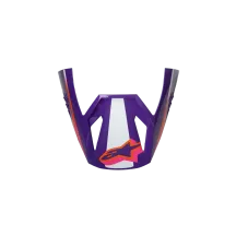SM3 Heat Helmet Visor — One Size, fits SM3 Heat helmets, Pink/Purple/White