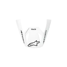 Visera para casco SM3 — Talla única, Blanco brillante