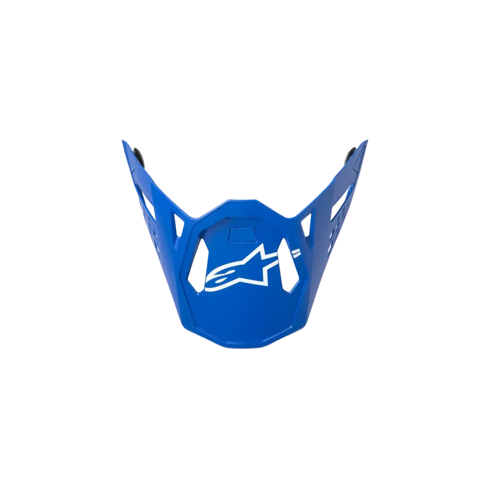 Supertech M10 Flood Helmet Visor — Fits Supertech M10, One Size, Blue