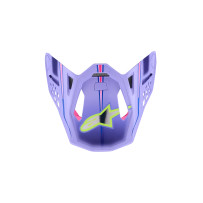 Supertech M10 Jett Helmet Visor — One Size, Fits Supertech M10, Pink/Purple