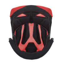 Almohadilla de corona para casco Missile — Talla L, Negro, Rojo