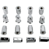 Lug Nuts — 16 Pack, Chrome