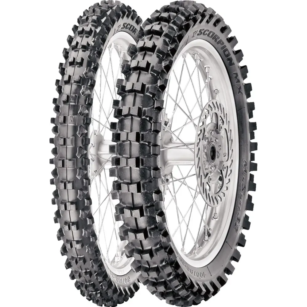 Neumático Scorpion™ MX32 Mid Soft — 100/90-19, 57M, flanco negro