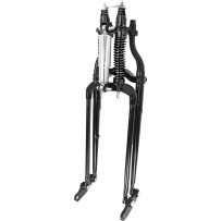 Conjunto de horquilla — Negro, Cromo