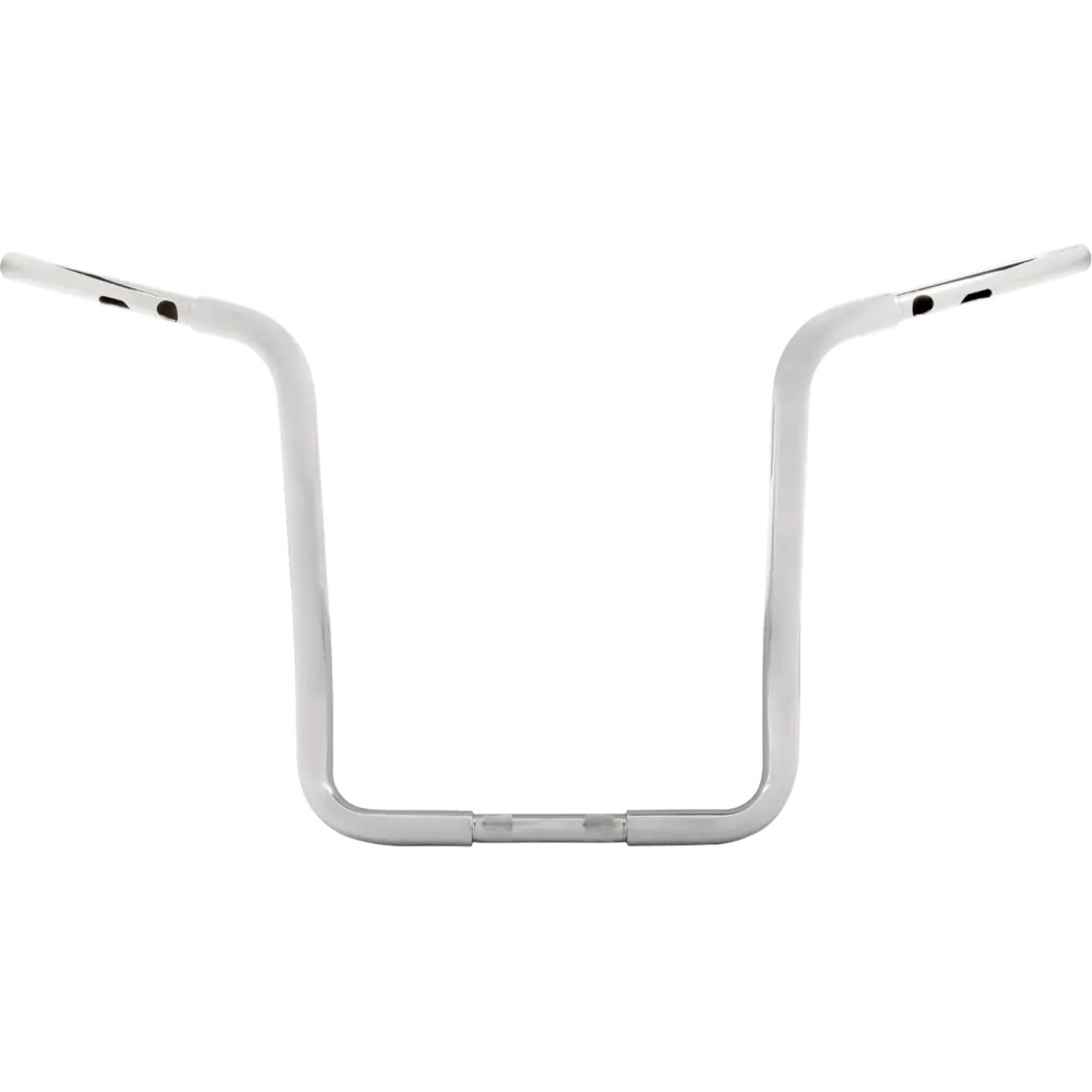 1-1/4" Buffalo Bar Handlebar — 1-1/4" clamp, 37-3/4" width, 17-3/4" height, Chrome