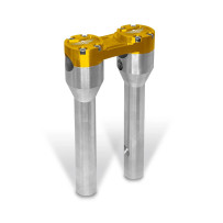 Clubstyle Straight Riser — 25.4 mm (1"), 20.5 cm (8"), Silver, Gold