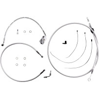 Sterling Chromite II® Designer Handlebar Installation Kit — 6" fit, ape hanger, chrome