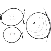 KARBONFIBR Designer Handlebar Installation Kit — 10" handlebar height, Ape hanger, Carbon fiber