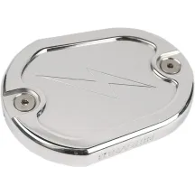 Master Cylinder Cover — Polished silver, aluminum