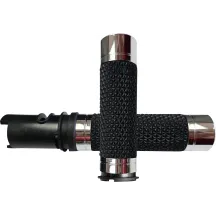 Puños K25 — 25,4 mm (1\") ajuste, Negro, Cromo, Plateado