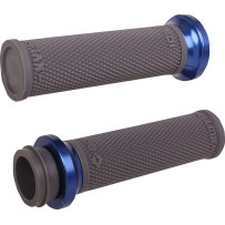 Ruffian Lock-On Street Grips — 1" handlebar, Gray