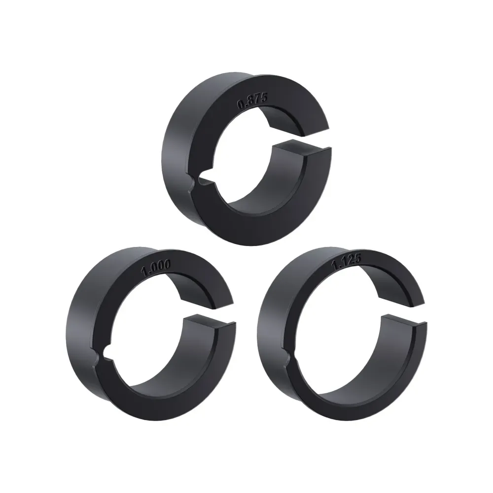 Anillos espaciadores Moto Mount Pro — Juego, negro