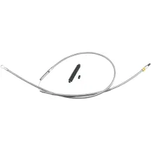 High-Efficiency Stainless Steel Clutch Cable for Harley-Davidson — 188 cm (74\"), center adjuster, Silver