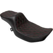 Extended Reach Predator III Seat — 29-1/2" length, 12" driver width, Black/Red