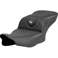 Dragon Scale Stitch Roadsofa™ Seat — 77.5 cm (30-1/2") overall, 40.5 cm (16") driver length, 35.5 cm (14") driver width, 5-1/2"