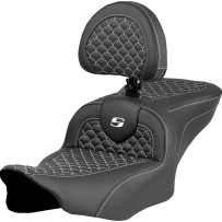 Dragon Scale Stitch Roadsofa™ Seat — 2-Up, overall 77.5 cm (30.5 in), driver 40.5×35.5 cm (16×14 in)