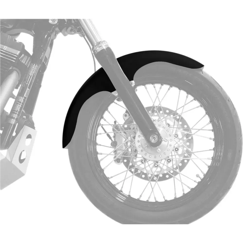 Hugger Series Front Fender with Mounting Blocks for Softail/Dyna