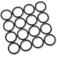 Repuestos de estribos con abrazadera — paquete de 16, negro