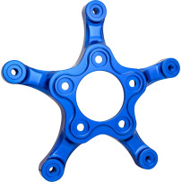 Adaptador de rotor Spider — rotor 320 mm, 5 pernos, círculo de pernos 3.25", Azul