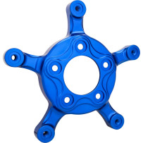 Adaptador de rotor Spider — 320 mm, 5 pernos, círculo de 3.25", Azul