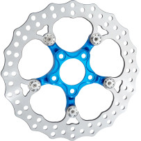 Rotor Spider — 320 mm, Azul, Cromo