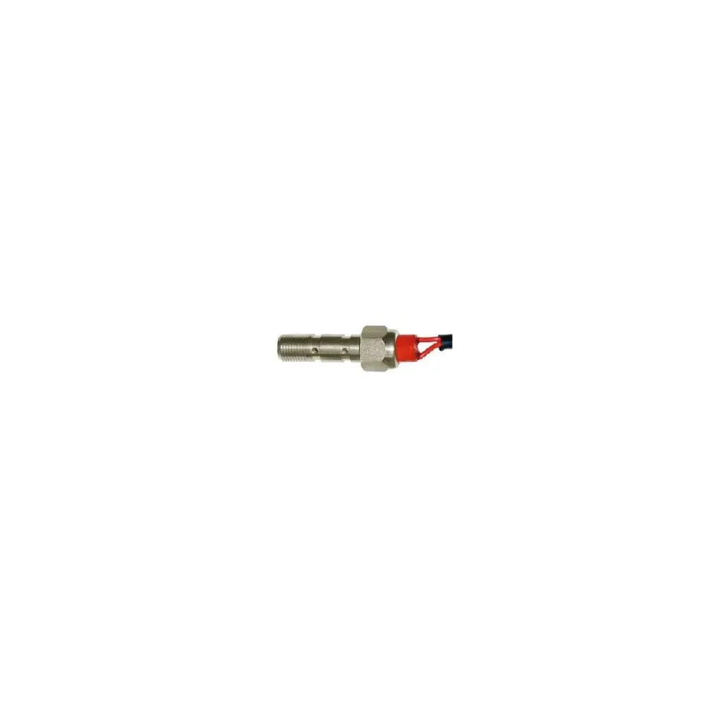 Perno banjo con interruptor — rosca M10 x 1,25, Plata