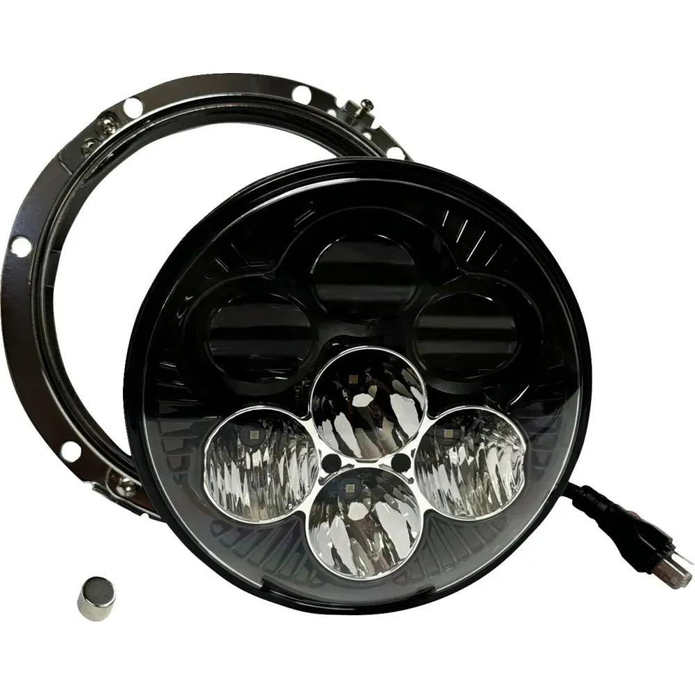 Faros LED Shark Demon™ 7” con Luz de Fondo