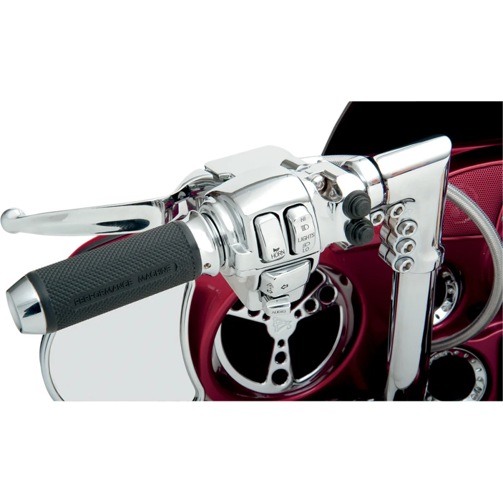 Kit de carcasa de interruptor para manillar — 1" (25.4 mm), cromo