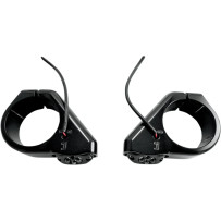 Luces LED para montaje en horquilla — abrazadera 39 mm, 12 V, ámbar