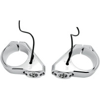 Luces marcadoras LED para montaje en horquilla — abrazadera 39 mm, 12 V, LEDs ámbar