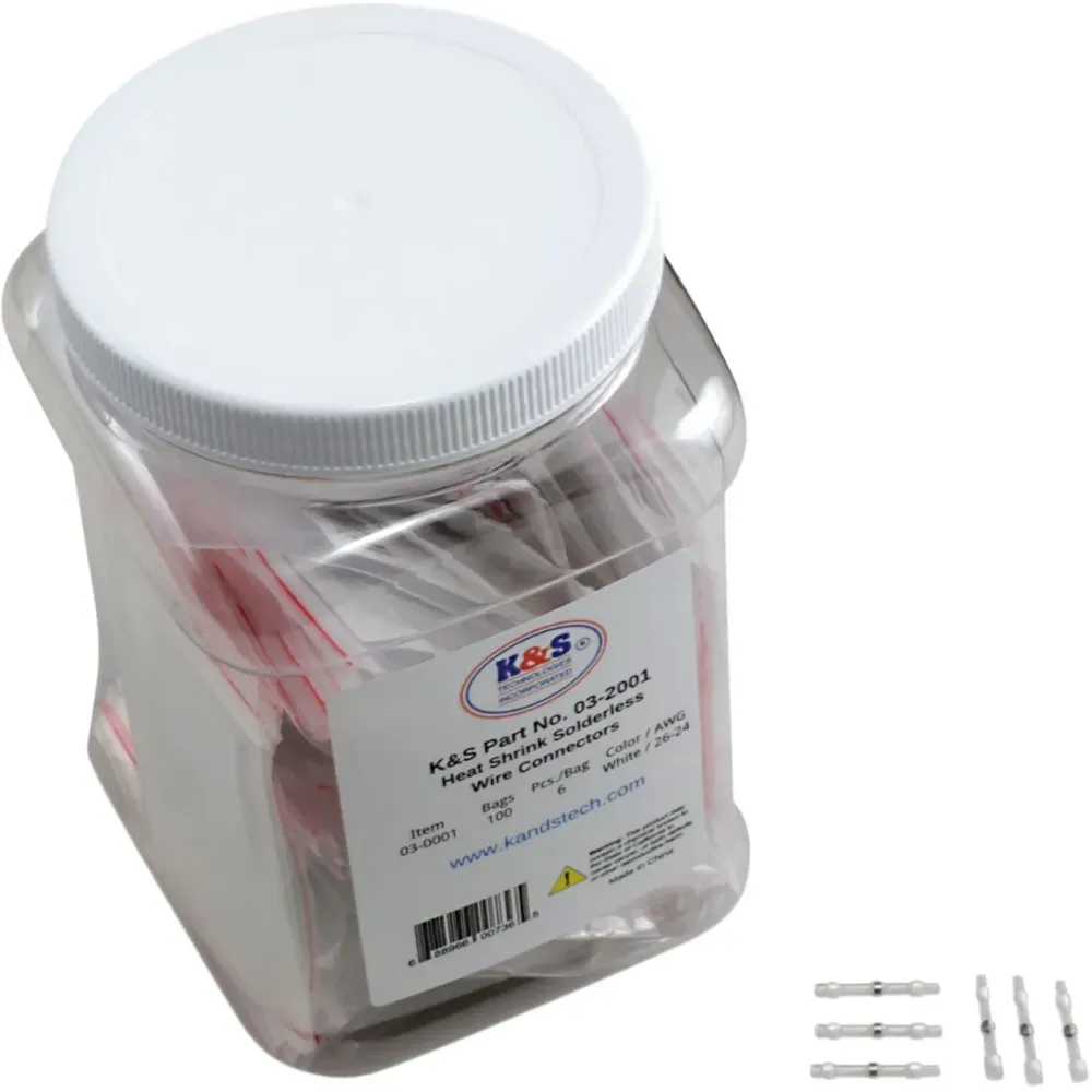 Heat-Shrink Solderless Wire Connector Kit/Refill