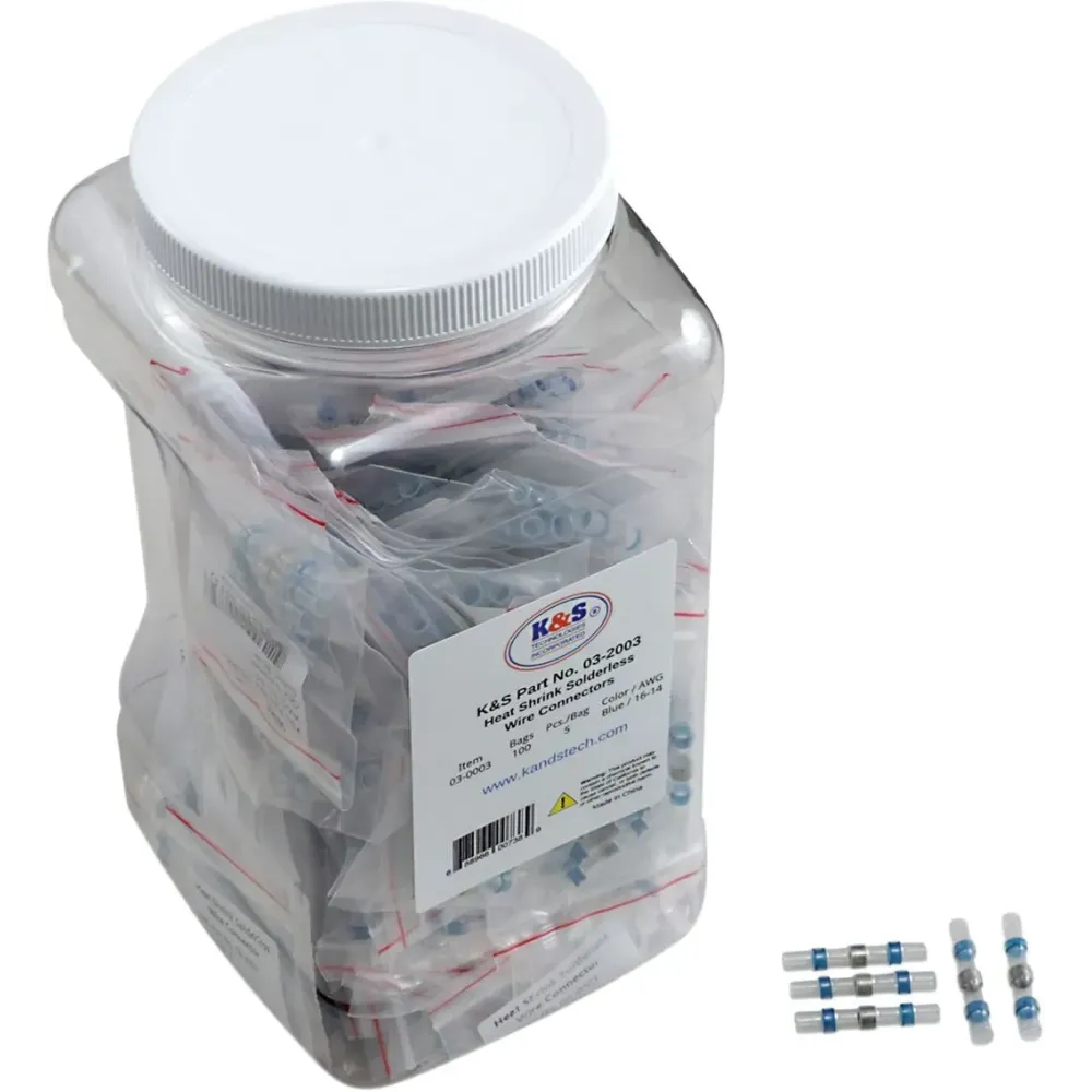 Heat-Shrink Solderless Wire Connector Kit/Refill