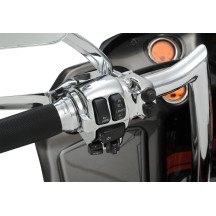 Kit de carcasa de interruptor para manillar — 1" (25.4 mm), cromo