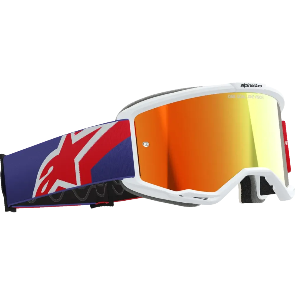 Gafas Vision 5 Corp — Talla única, lente espejada, púrpura