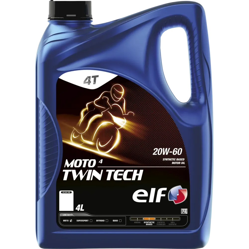 Oil Moto 4 Twin Tech 20W-60