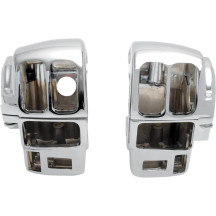 Kit de carcasa de interruptor para manillar — 1" (25.4 mm), cromo