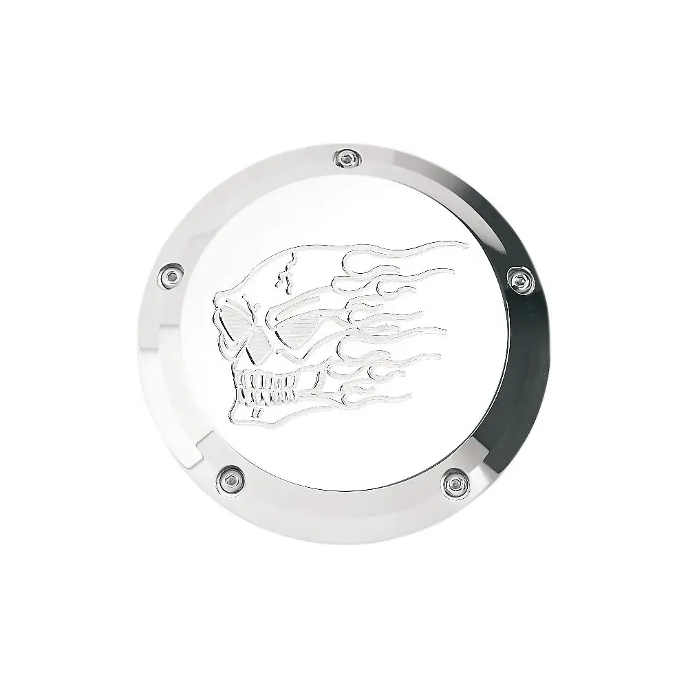 Cubierta de Derby de Billet Cromado Cubierta de Derby de Billet Cromado