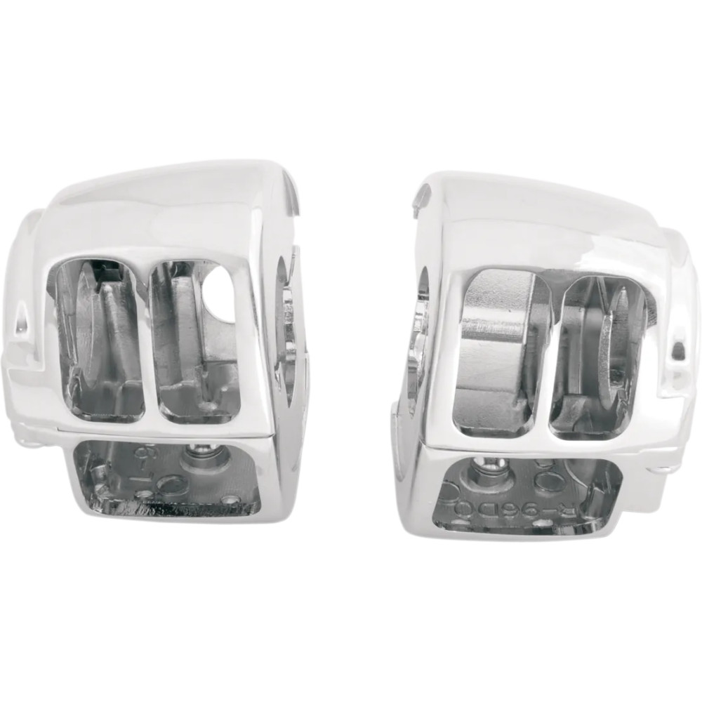 Kit de carcasas de interruptores para manillar — 25.4 mm (1") de manillar, cromado