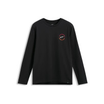 True CSF Long Sleeve T-Shirt — S, Black