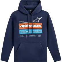 Harken Sudadera con capucha — Talla M, Azul marino