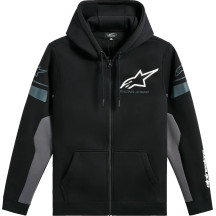 Sudadera con cremallera Esemex — M, negro