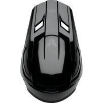 Casco Juvenil Fleet Blackout — Juvenil, M, Negro, Brillo