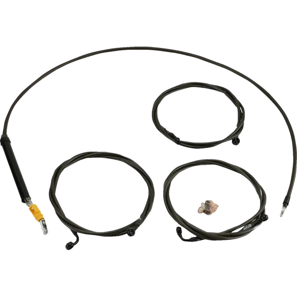 Standard Midnight Braided Handlebar Cable/Brake Line Kit