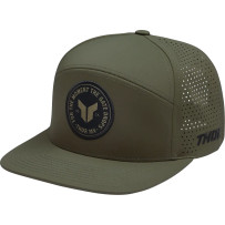 Badge Hat — Olive, Snapback, One Size
