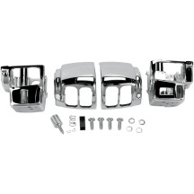 Kit de Carcasas de Interruptores para Manillar — 1" manillar, cromado