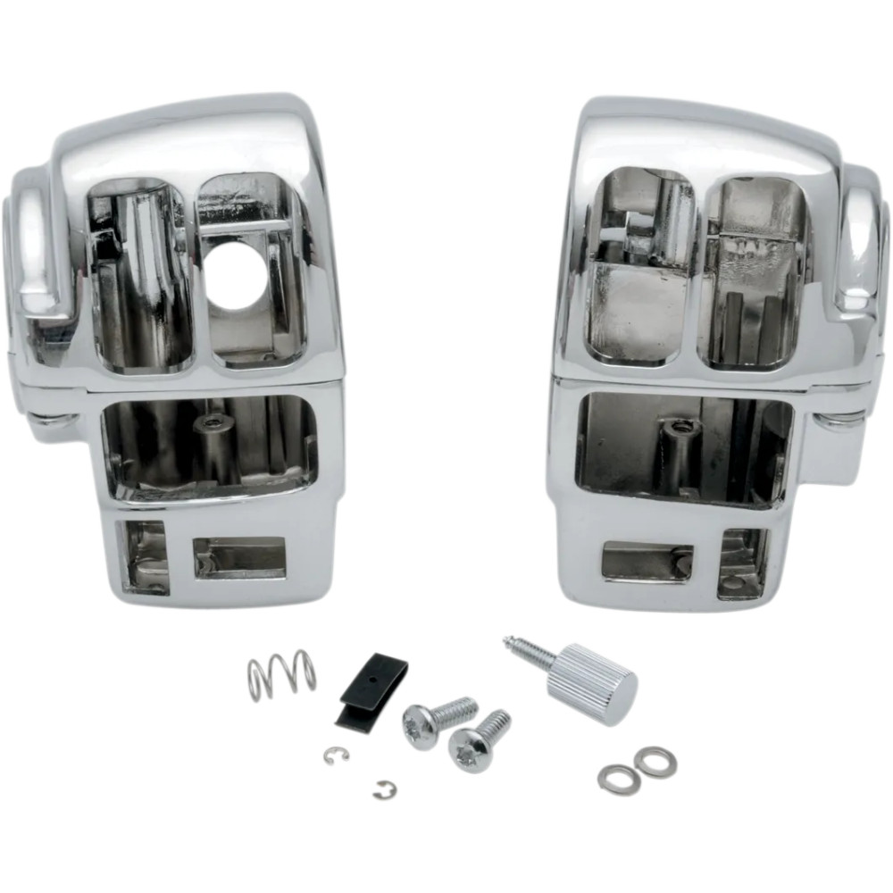 Kit de carcasa de interruptores del manillar — 25,4 mm (1") manillar, cromado