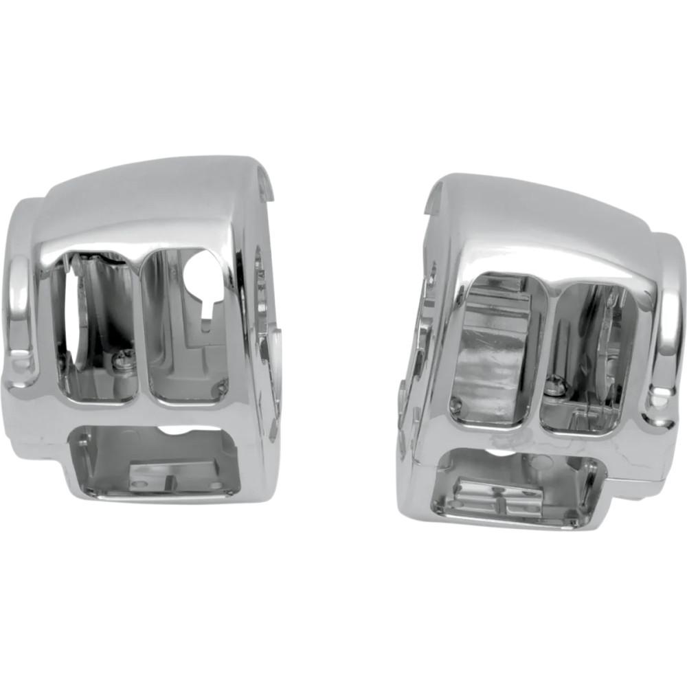 Kit de carcasa de interruptores para manillar — 1" (25.4 mm), cromado
