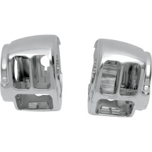 Kit de carcasa de interruptores para manillar — 25,4 mm (1"), Cromado
