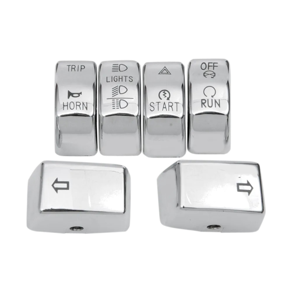 Switch Cap Kit — 6 buttons, Chrome Switch Cap Kit — 6 buttons, Chrome