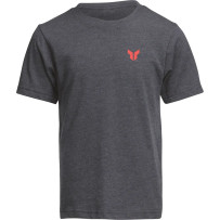 Youth Futura T-Shirt — XS, Charcoal